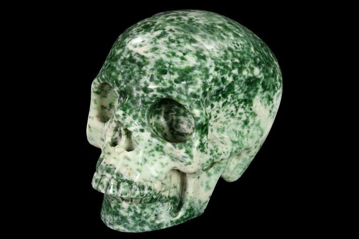 Realistic, Polished Hamine Jasper Skull #151235